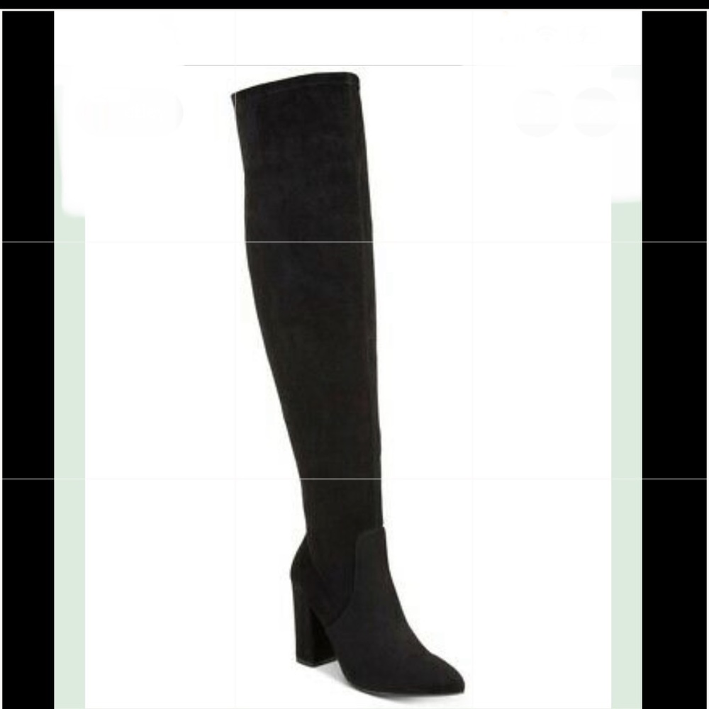 M Girl Womens Bravy Closed Toe OTK boots